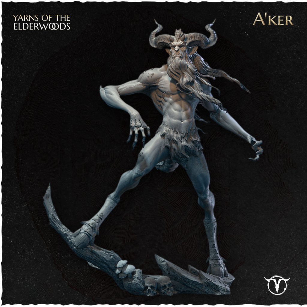 A'ker 75mm - Akelarre Models