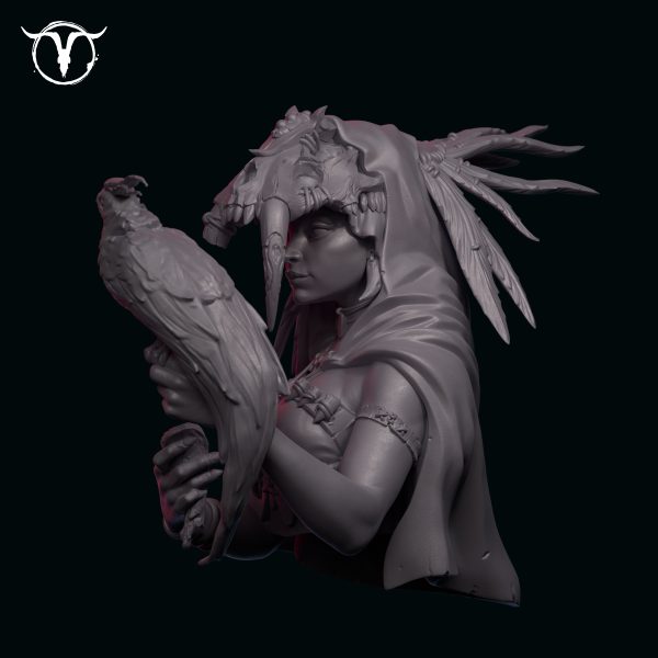 Vanna Grimnir bust. - Image 4