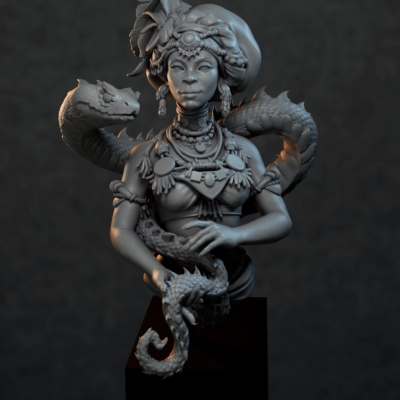 Mambo Naga — The Serpent Priestess